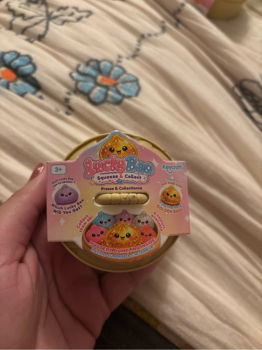 NIB Lucky Bao Squeeze & Collect Mystery Dumpling Toy - Keycraft